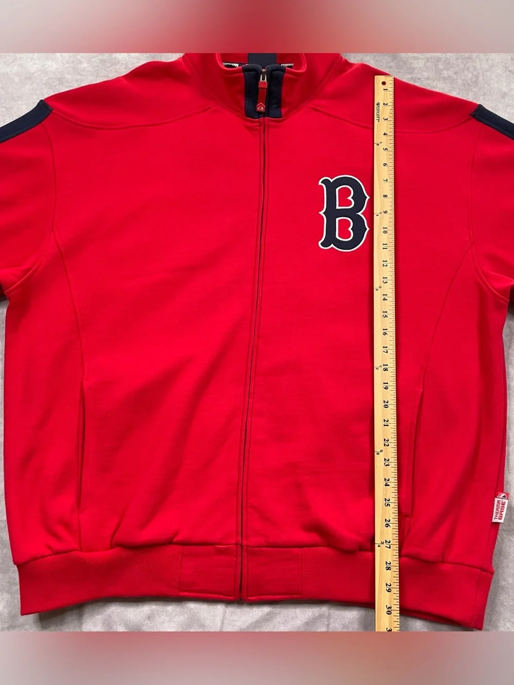 Boston Red Sox Majestic Cooperstown Collection Jacket Mens 2XL Therma Base MLB